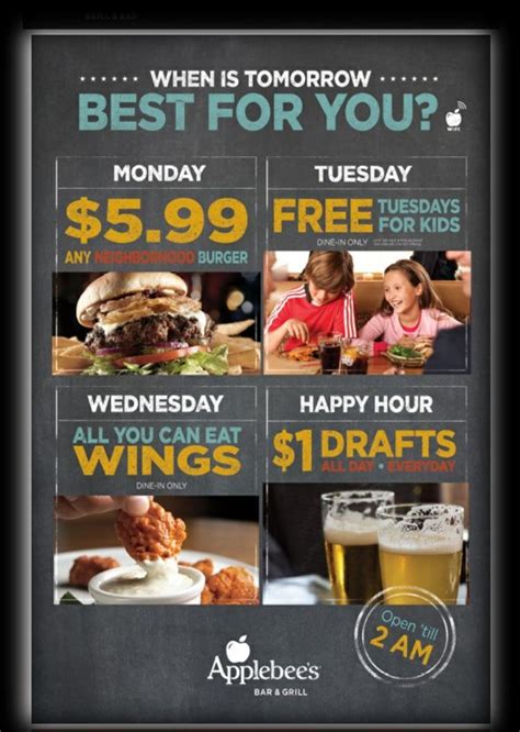 applebee's wednesday specials